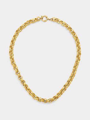 Tempo Jewellery Gold Plated Stainless Steel Signoretti Rolo Chain