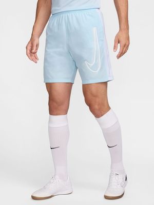 Mens Nike Dri-Fit Academy Ice Blue Football Shorts