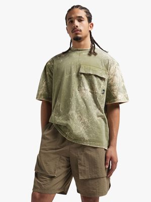 Men's Green Utility Shorts