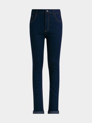 Jet Younger Boys Dark Blue Skinny Jeans