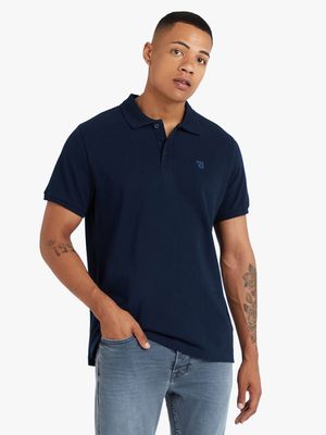 Men's Relay Jeans Simplified Pique Navy Golfer