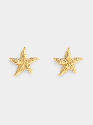 Large Starfish Stud Earrings