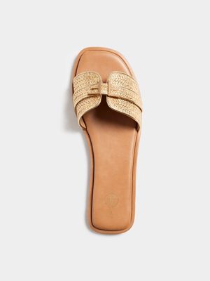 Rafia Flat Sandals