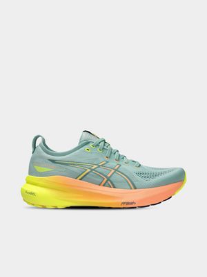 Mens Asics Gel-Kayano 31 Paris Light Celadon/Yellow Running Shoes