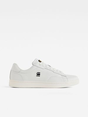 G-Star Men's Cadet Leather White Court Sneakers