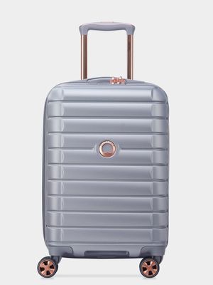 Delsey Shadow 5.0 55cm Silver 4Dw Cabin Trolley Case