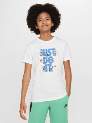 Nike Youth Unisex Sportswear White T-Shirt