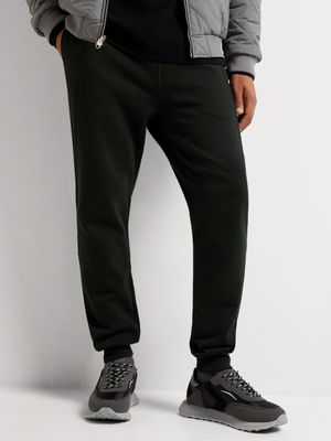 Men's Markham Core Knit Dark Green Jogger