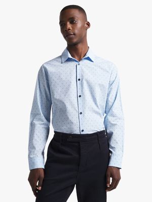 Jet Men's Light Blue Poplin Shirt