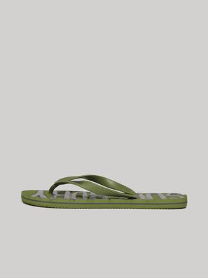 Men's Superdry Green Vintage Vegan Flip Flops