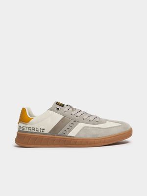 G-Star Men's Scott Gum Grey/Yellow Blocked Sneakers