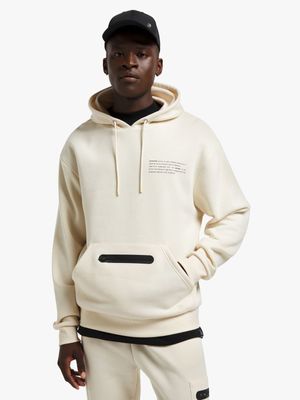 Mens TS Utility Ecru Hoodie