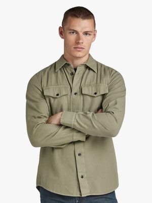 G-Star Men's Marine Slim Fatigue Shirt