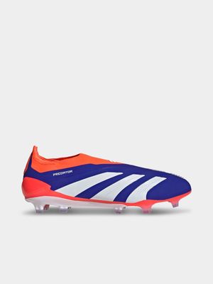 Mens adidas Predator Elite Laceless Blue/Orange FG Boots