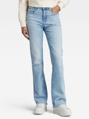 G-Star Women's Noxer Bootleg Blue Jeans