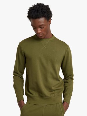 G-Star Men's Nifous Green Sweater