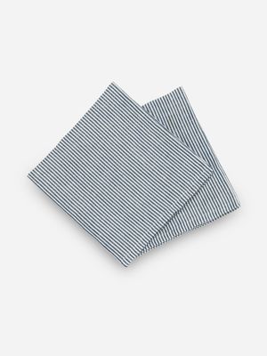 Sur La Table Striped Napkin Blue Set of 2