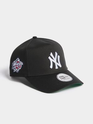 New Era Unisex 9FORTY EFrame NY Yankees Black Cap