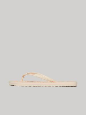 Women's Superdry Rice white & coral  Vintage Vegan Flip Flops