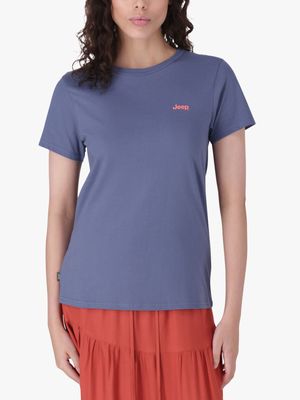 Women's Jeep Blue Essential Organic T-Shirt