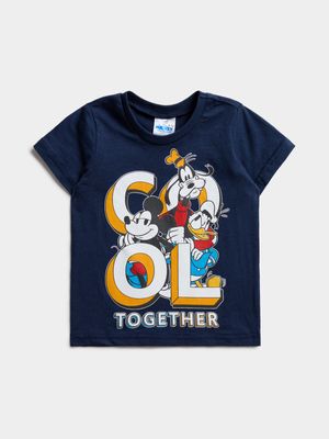 Jet Toddler Boys Blue Mickey Mouse T-Shirt