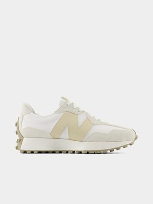 New Balance Women's 327 v1 Grey/Peach/White Sneaker