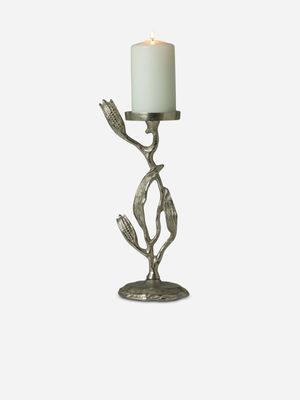 Flower Stem Pillar Candle Holder