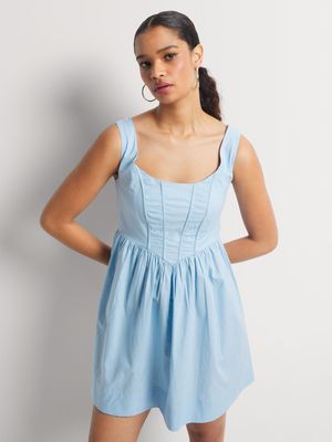 Y&G Fit & Flare Corset Mini Dress