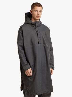 G-Star Men's Rain Poncho Grey Jacket