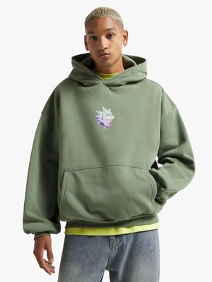 Men's Green Rick & Morty Hoodie