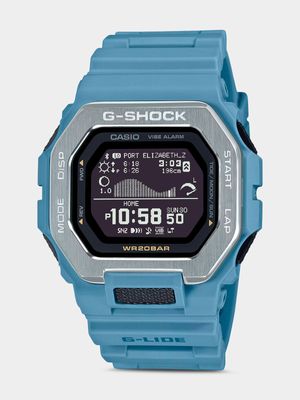 Casio G-Shock G-Lide Bluetooth Digital Blue Resin Watch