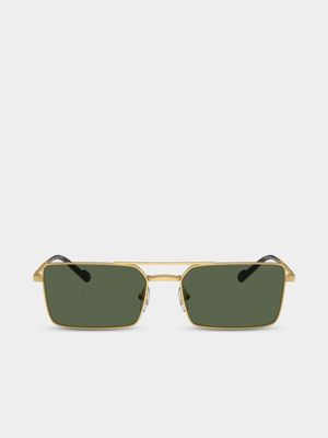 Women's Vogue Eyewear Gold Sunglasses