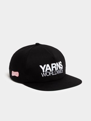 Yarns Unisex Nylon Black Cap