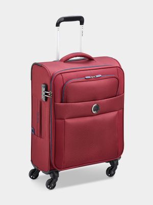 Delsey Cuzco 55cm Red Slim Cabin Trolley Case