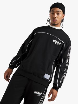 Redbat Athletics Men's Black Sweat Top