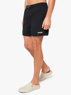 Men's Oakley Black Beach Volley Surfing 16 Beachshort