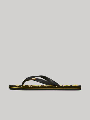 Men's Superdry Black Vintage Vegan Flip Flops