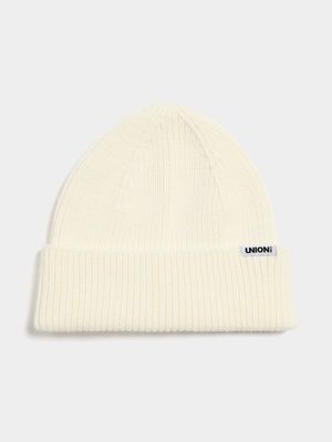 Men's Union-DNM Ecru Beanie