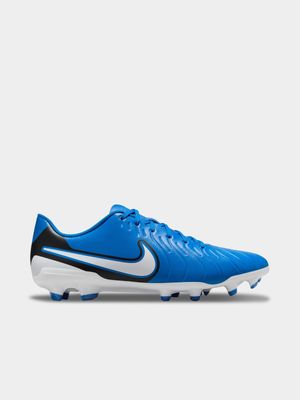 Mens Nike Tiempo Legend 10 Club MG Blue/White Boots