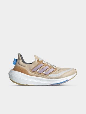 Womens adidas Ultraboost Beige Running Shoes