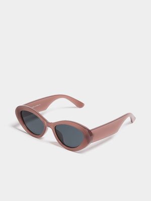 Women's Dark Pink Catseye Sunglasses