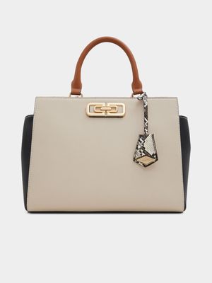 Women's ALDO Bone Javanaldar Satchel Handbag