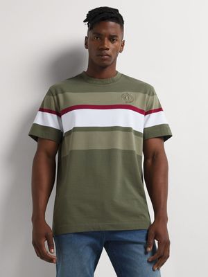 Fabiani Men's Colourblock Fatigue T-Shirt