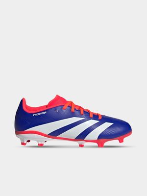 Junior adidas Predator League FG Blue/Red Boots