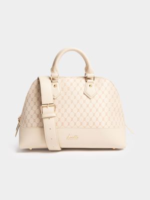 Luella Jacquard LL Bowling Bag