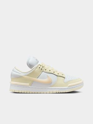 Nike Women's Dunk Low Twist Yellow/White Sneaker