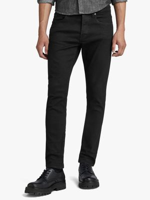 G-Star Men's 3301 Black Slim Jeans