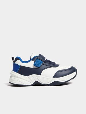 Jet Younger Boys Navy/White Sneakers