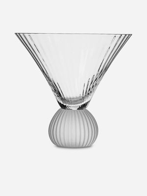 Estelle Frosted Base Martini Glass 215ml