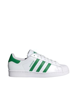 adidas Originals Men's Superstar White/Green Sneaker